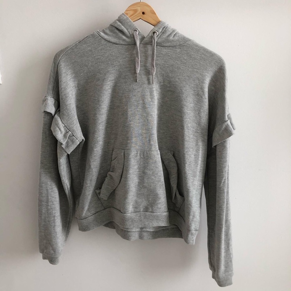 Ruffled Chic Hoodie
